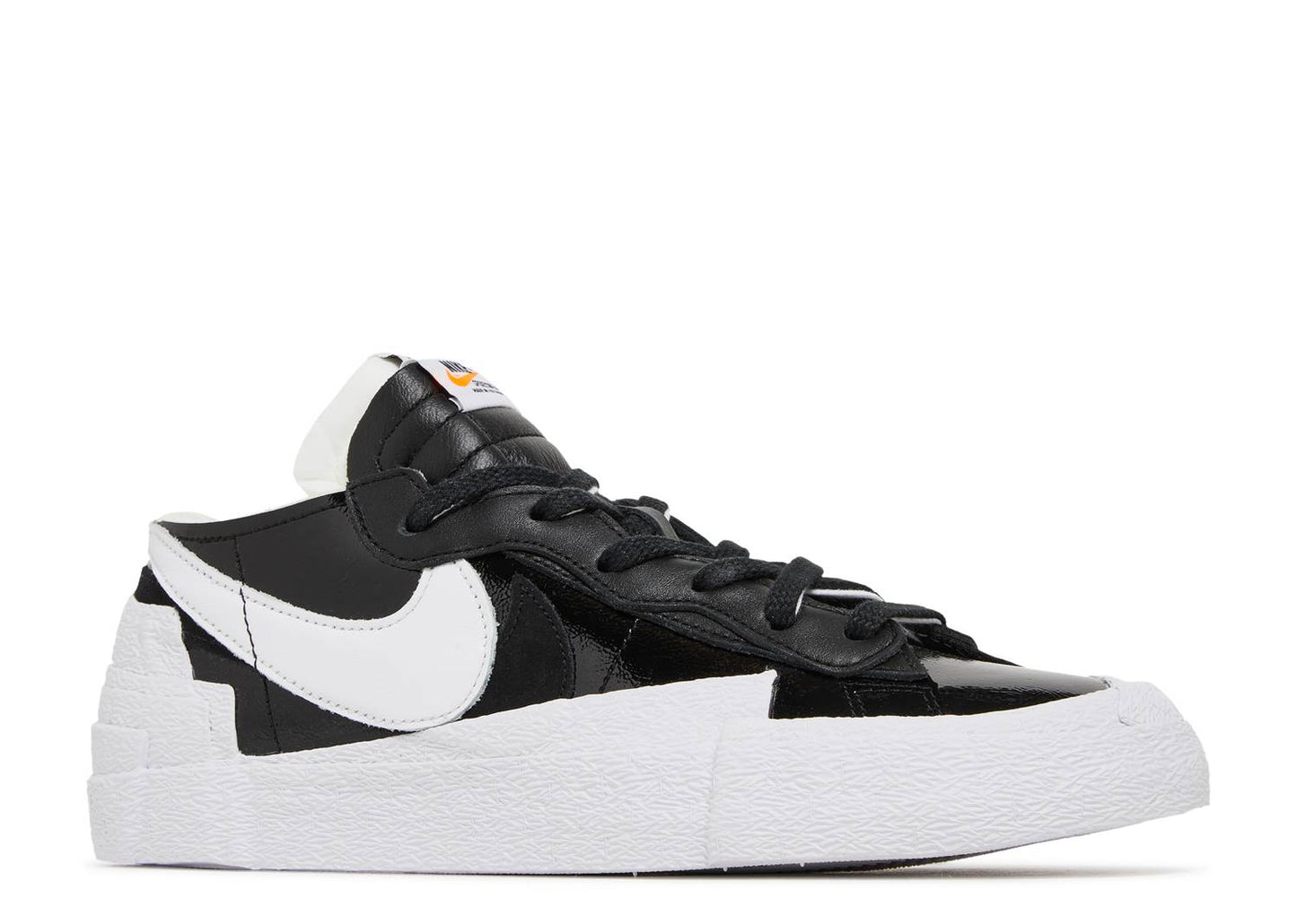 SACAI X BLAZER LOW 'BLACK PATENT'