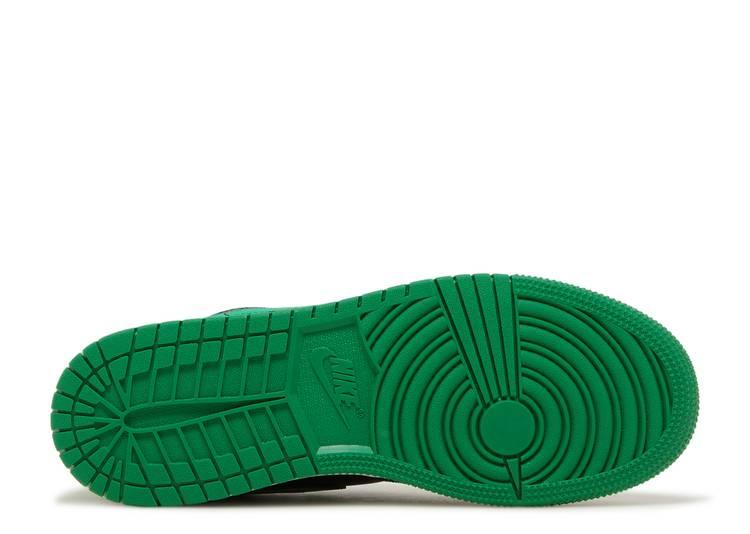 AIR JORDAN 1 LOW GS 'BLACK LUCKY GREEN' - Kicksinto