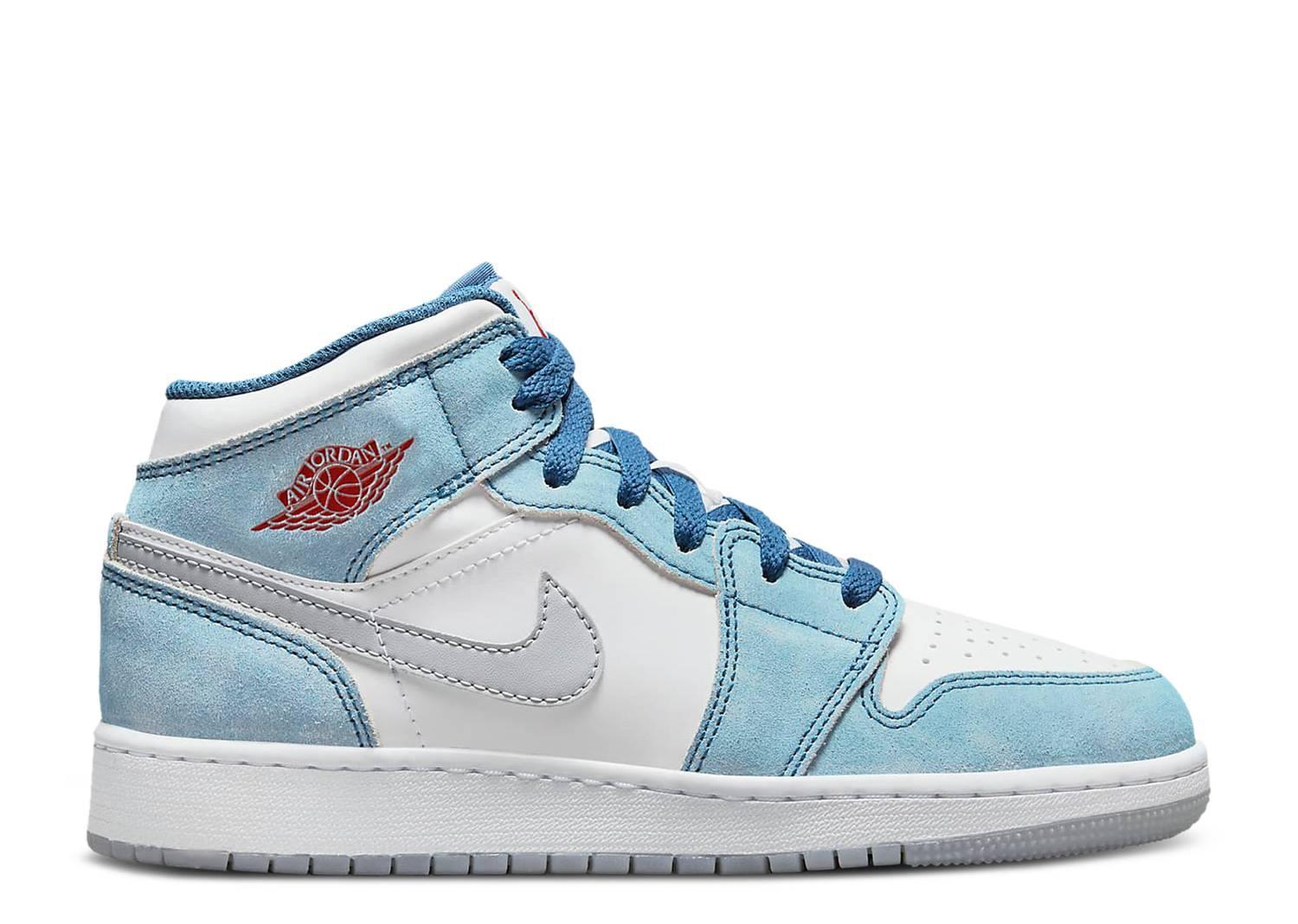 AIR JORDAN 1 MID SE GS 'FRENCH BLUE' – Kicksinto