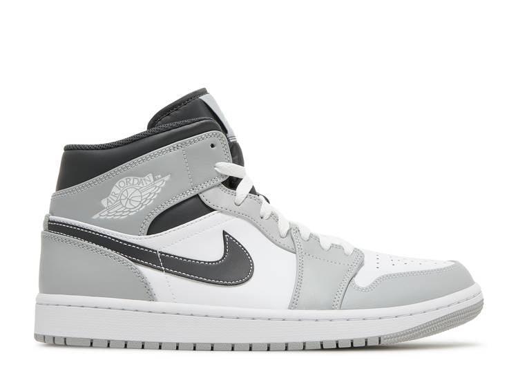 Jordan 1 Mid Light Smoke Grey Anthracite – Kicksinto