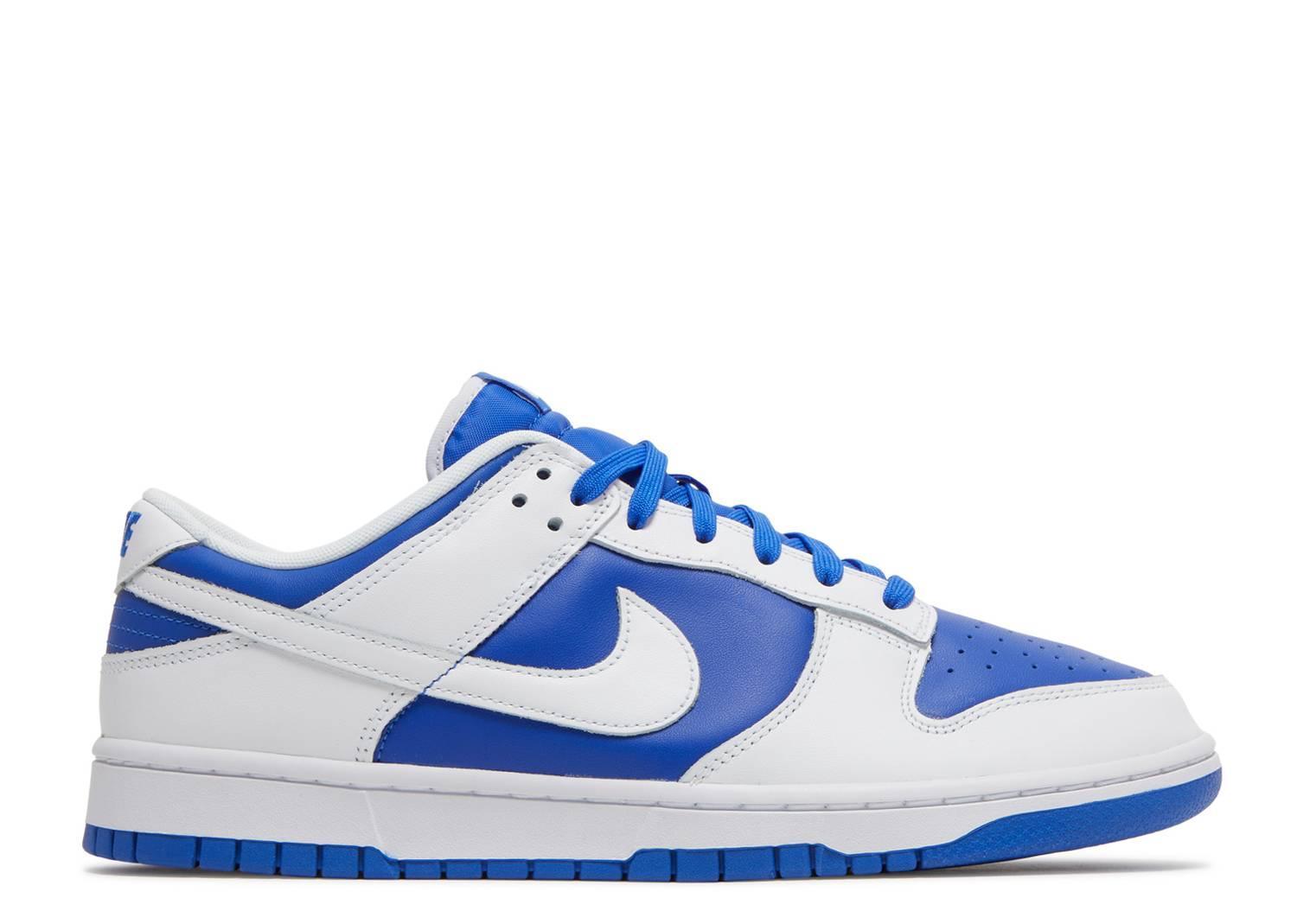 Nike shoes blue on sale white