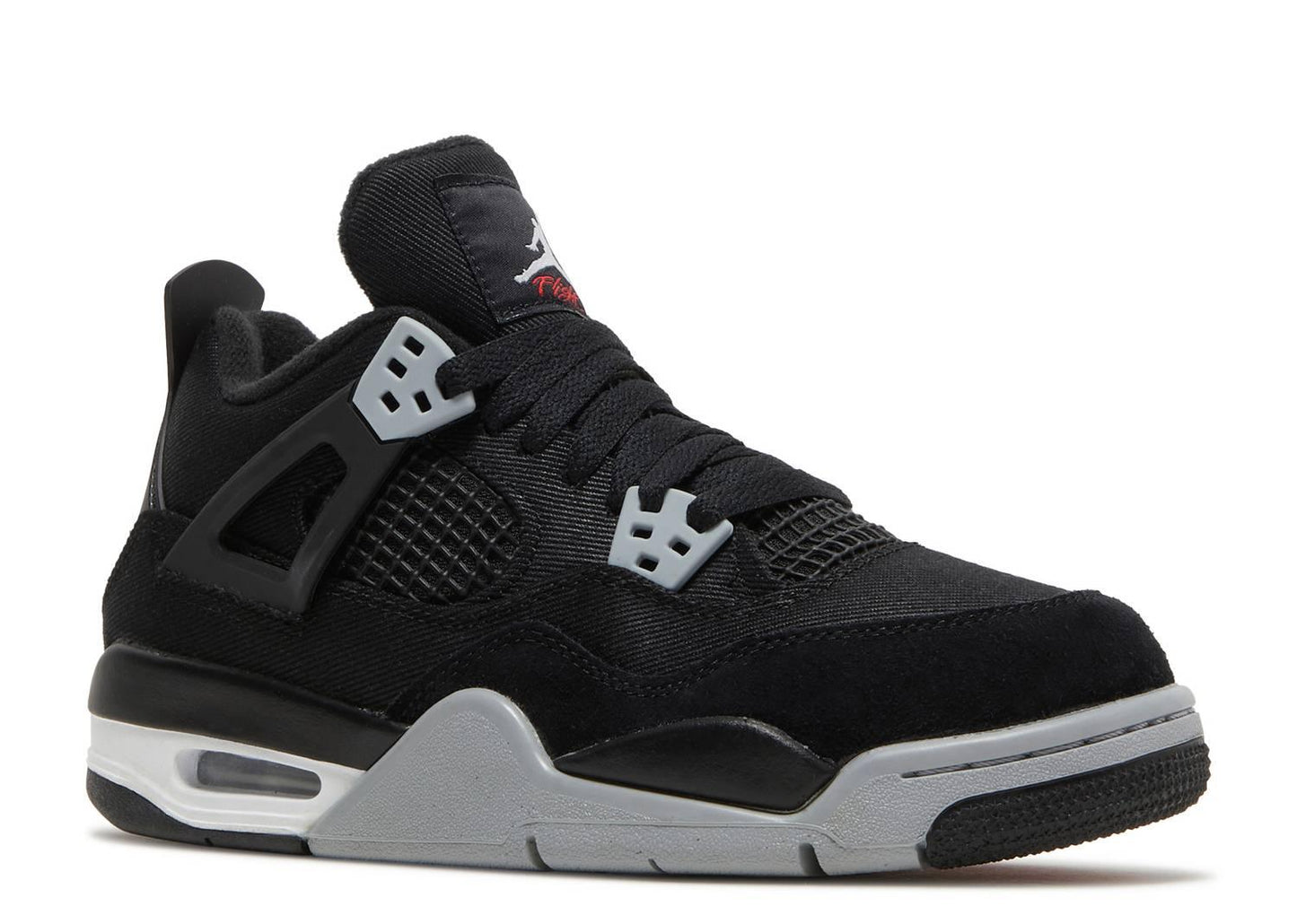 AIR JORDAN 4 RETRO SE GS 'BLACK CANVAS' - Kicksinto