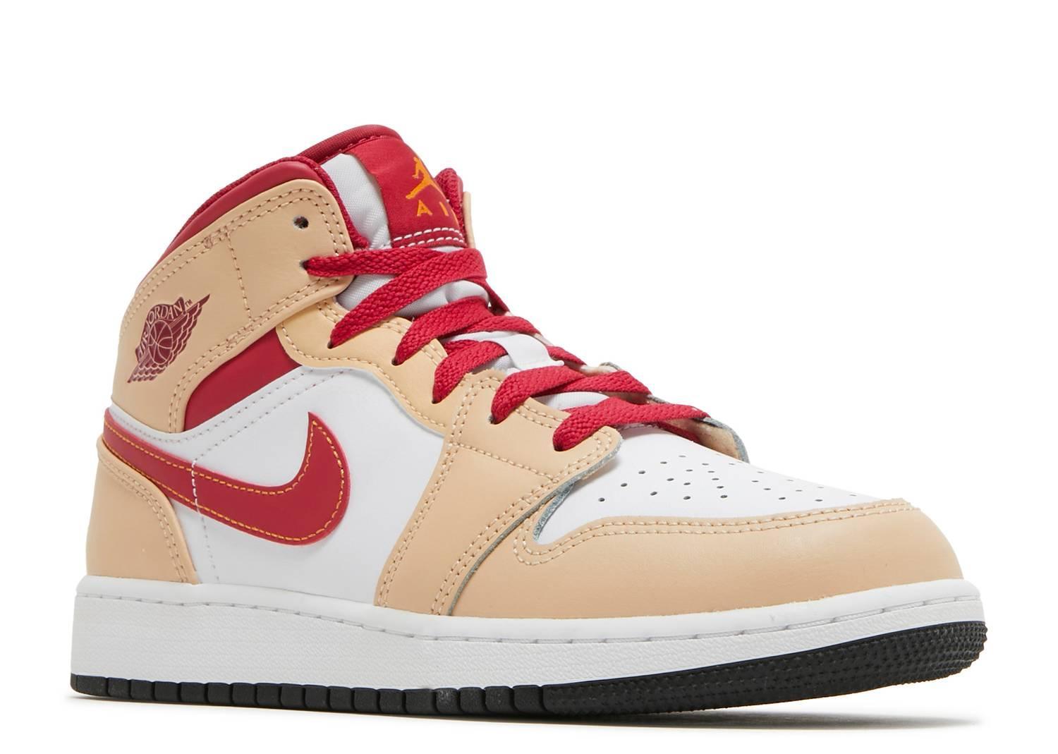 Jordan 1 Mid Cardinal Curry – Kicksinto