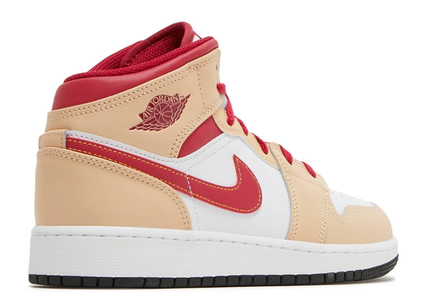 Jordan 1 Mid Cardinal Curry