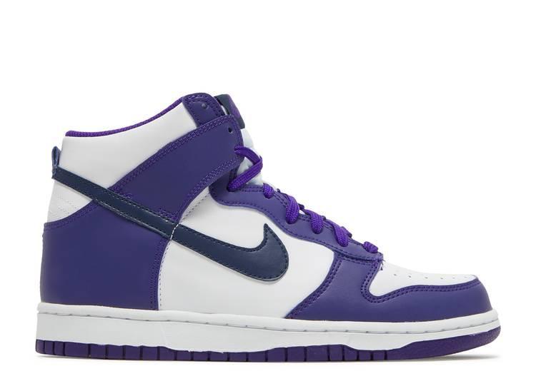 Nike Dunk High Electro Purple Midnight Navy (GS) - Kicksinto